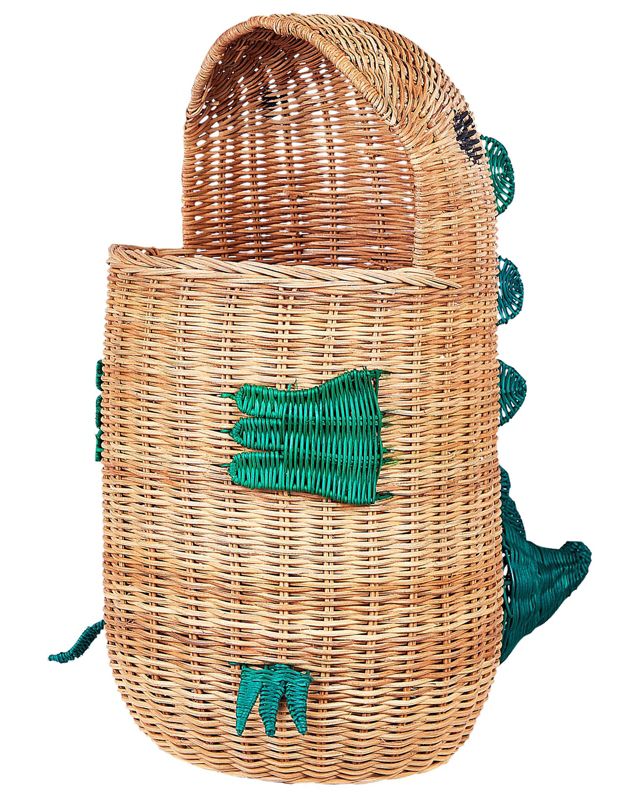 Kosz pleciony smok rattanowy naturalny Cradock 1 szt.