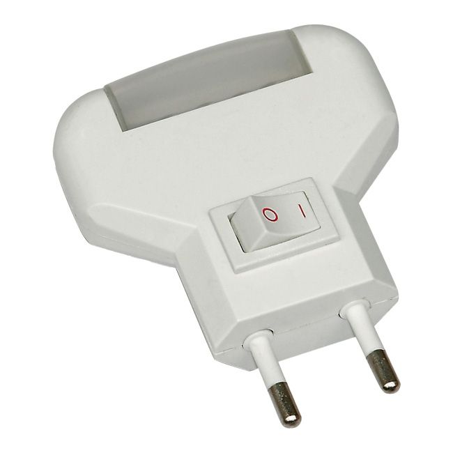 Lampka LED DPM Solid 0,12 W z włącznikiem żółta