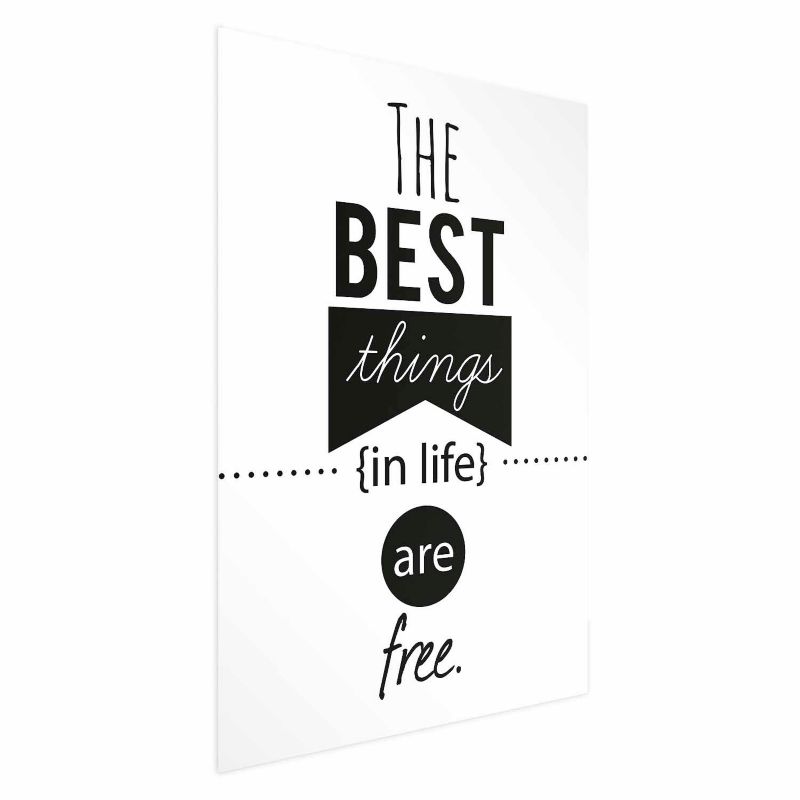 Plakat Artgeist Best things in life 40x60 cm bez ramy 1 szt