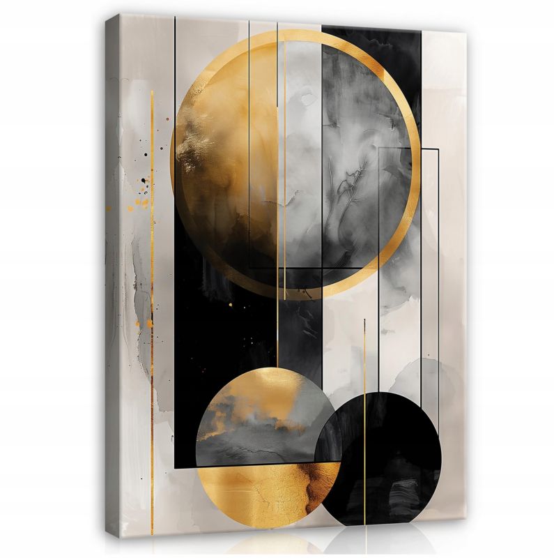 Obraz Na Płótnie WALLARENA 120x80 cm Do Sypialni Salonu Abstrakcja Art Deco 1 szt.