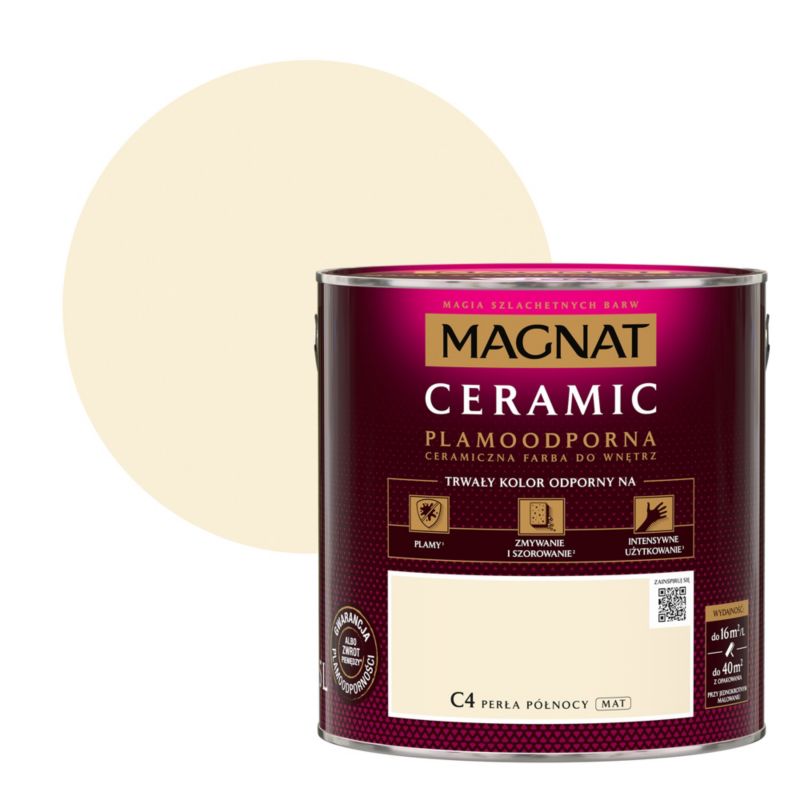 Farba Magnat Ceramic C4 perła północy 2,5 l