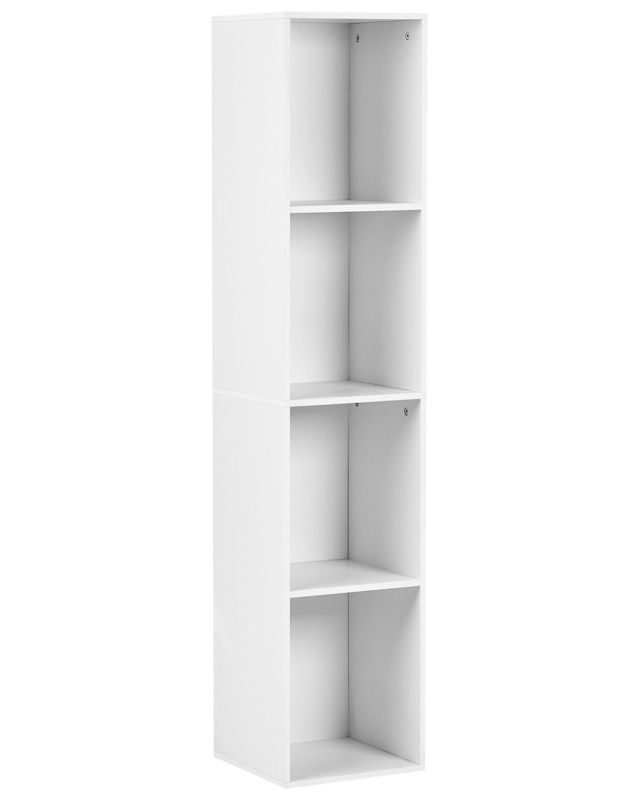 Regał 4 półki Winnipeg 143 cm Biały 1 szt.