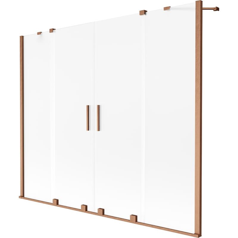 Parawan nawannowy 2-skrzydłowy Mexen Velar szron 170x150 cm 896-170-000-32-651 szt.