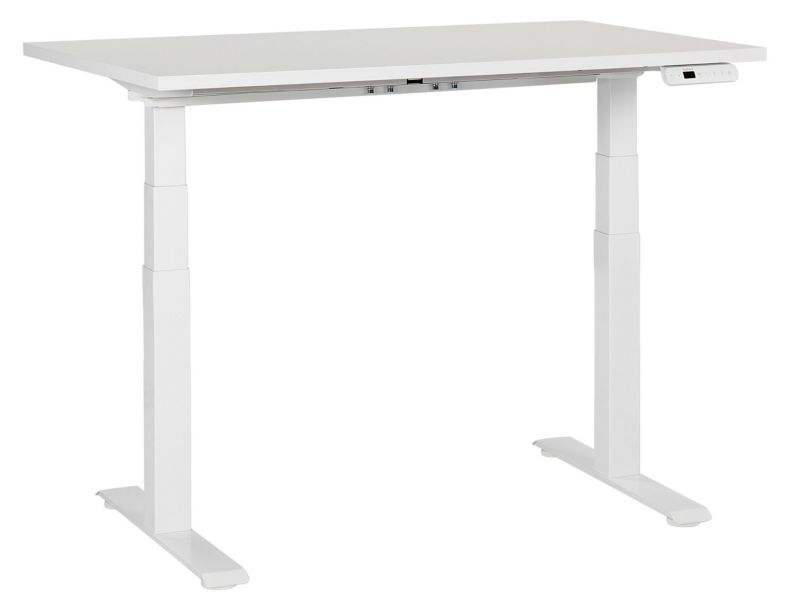 Biurko regulowane Elektryczny Biały Destines 120 x 72 cm 1 szt.