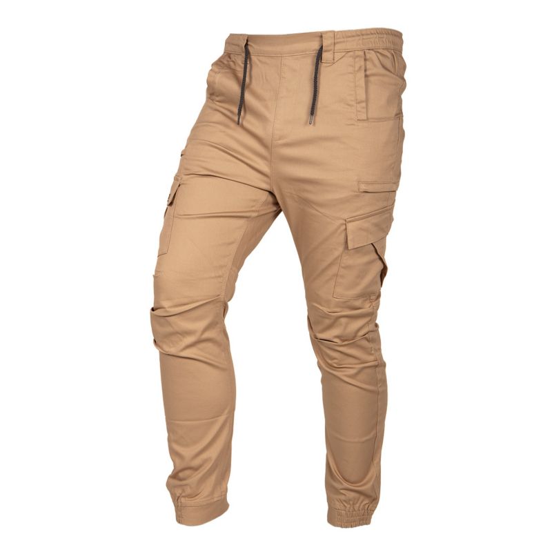 Spodnie robocze typu jogger unisex NEO TOOLS M OUTDOOR, beżowe 1 szt.