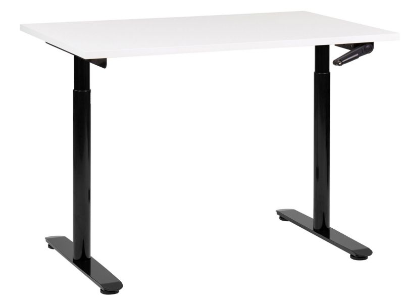 Biurko regulowane Manualny Biały Destinas 120 x 72 cm 1 szt.