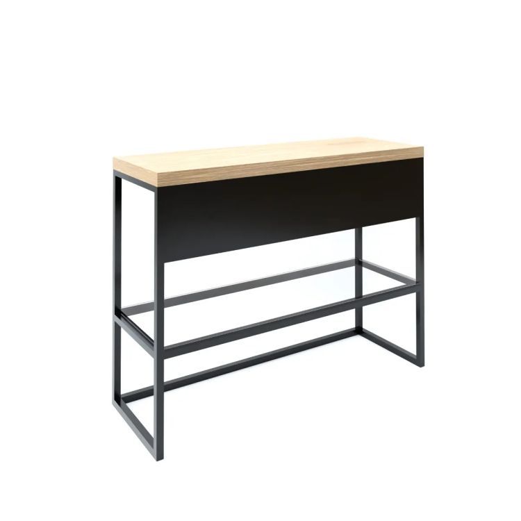 Szafka Baltica Design pod umywalkę nablatową BOSTON 120 cm czarny/dąb 1 szt
