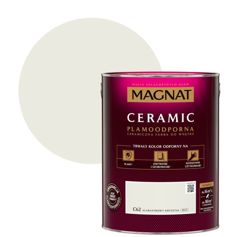 Farba Magnat Ceramic C62 alabastrowy kryształ 5 l