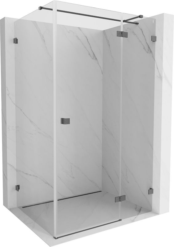 Kabina prysznicowa Mexen Lunar T gun gray 125 x 80 cm 1 szt.