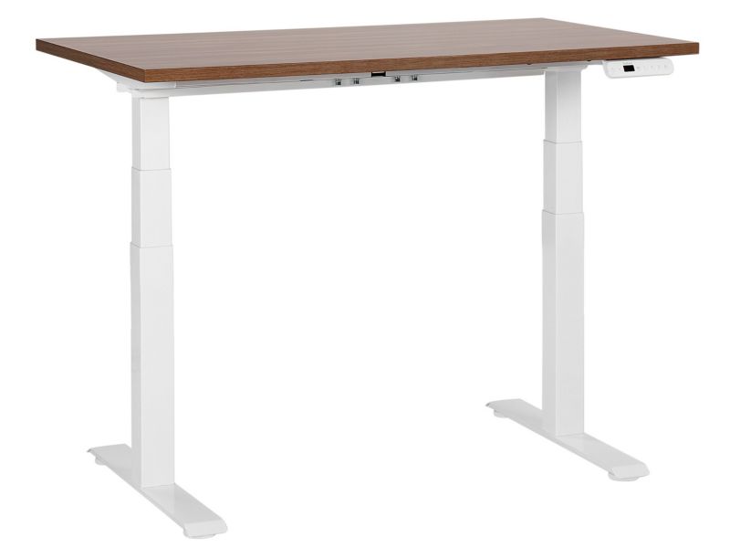 Biurko regulowane Elektryczny Ciemne drewno Destines 120 x 72 cm 1 szt.