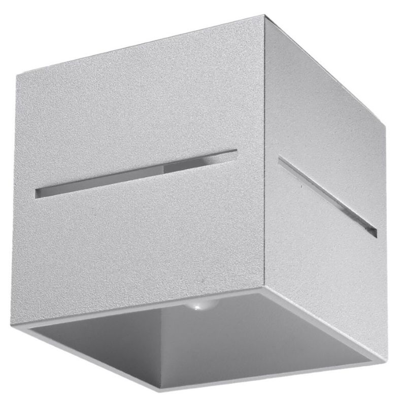 Plafon Sollux Lighting LOBO szary 1 szt.