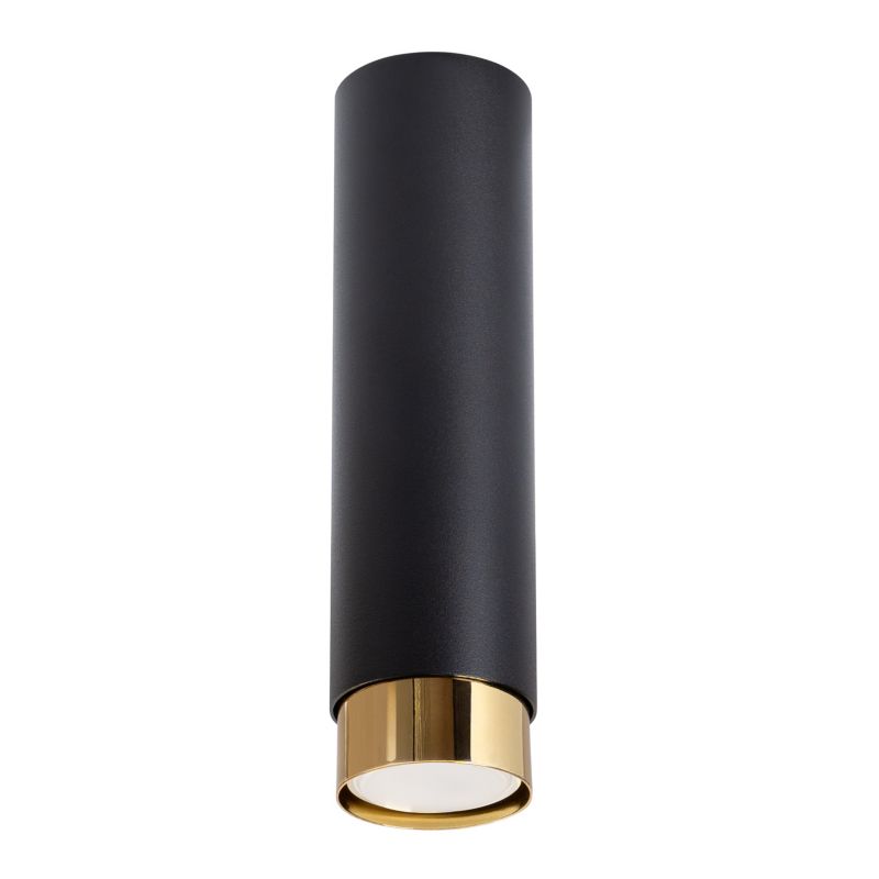Plafon Sollux Lighting NERO 22,5 czarny/złoty 1 szt.