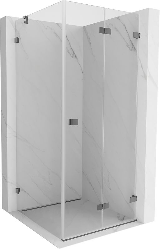 Kabina prysznicowa składana Mexen Lunar-F gun metal 80x80 cm 836-080-080-95-00-P 1 szt.