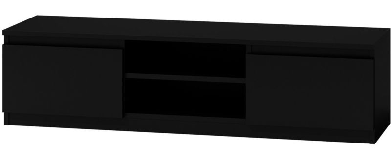 Szafka RTV 140 Topeshop Stolik 140 Cm Czarny 40x140x36 cm 1 szt.