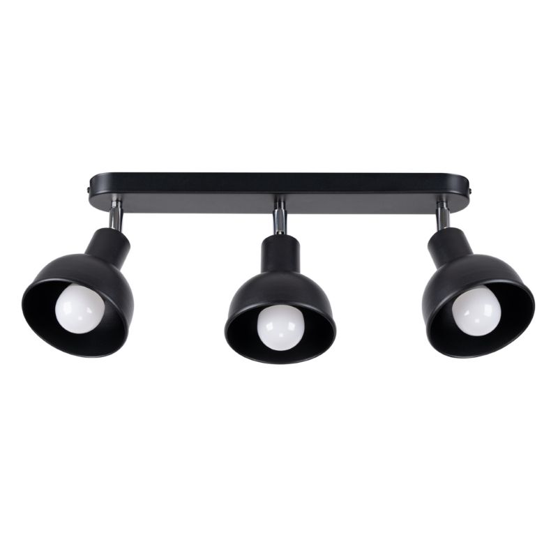 Plafon Sollux Lighting ELBA 3 czarny 1 szt.