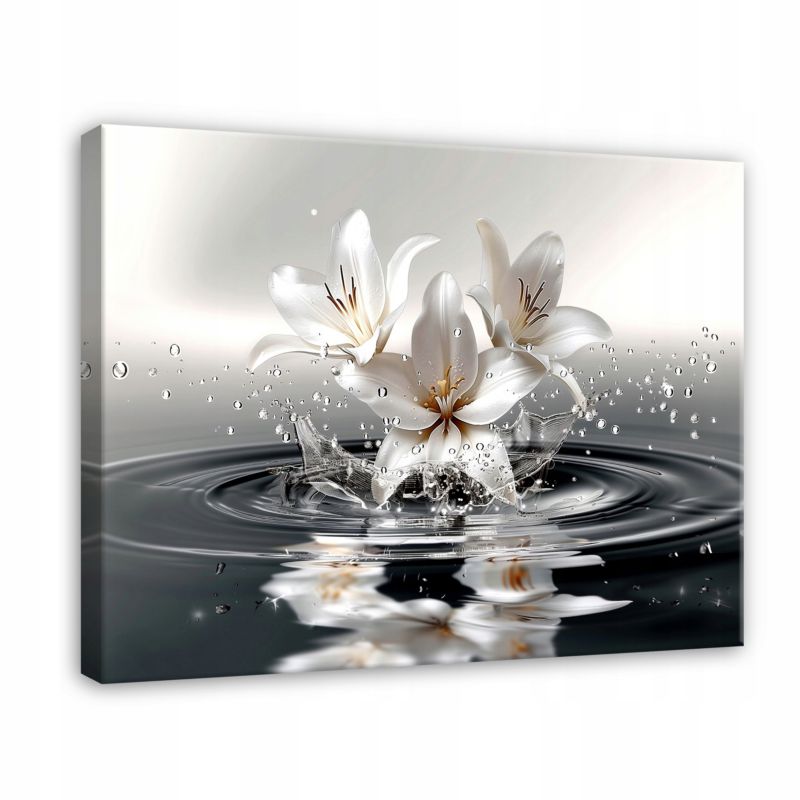 Obraz Na Płótnie WALLARENA 120x80 cm Do Sypialni Salonu Kuchni Kwiaty 1 szt.