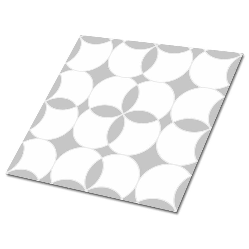 Kafelki samoprzylepne Tulup Koła geometryczne 30x30 cm 9 szt.
