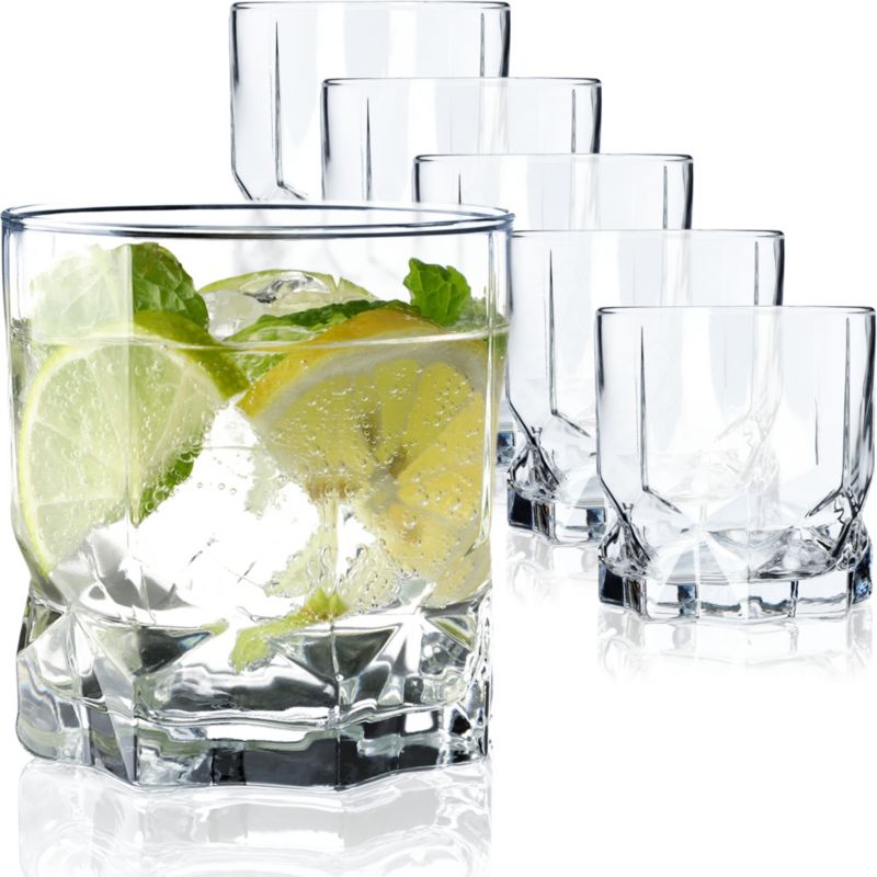 Szklanki KADAX Do Napojów Drinków Soku 325ml Szklanka Komplet Literatki 6 szt.