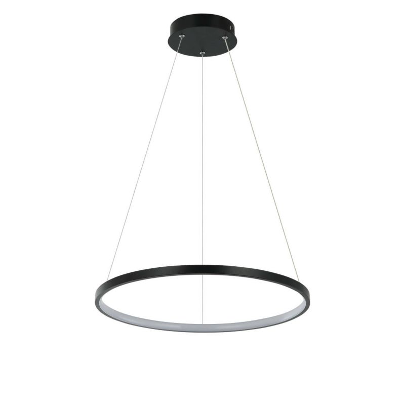 Lampa wisząca Light Prestige Ring 40 cm czarna LED CCT 1 szt.