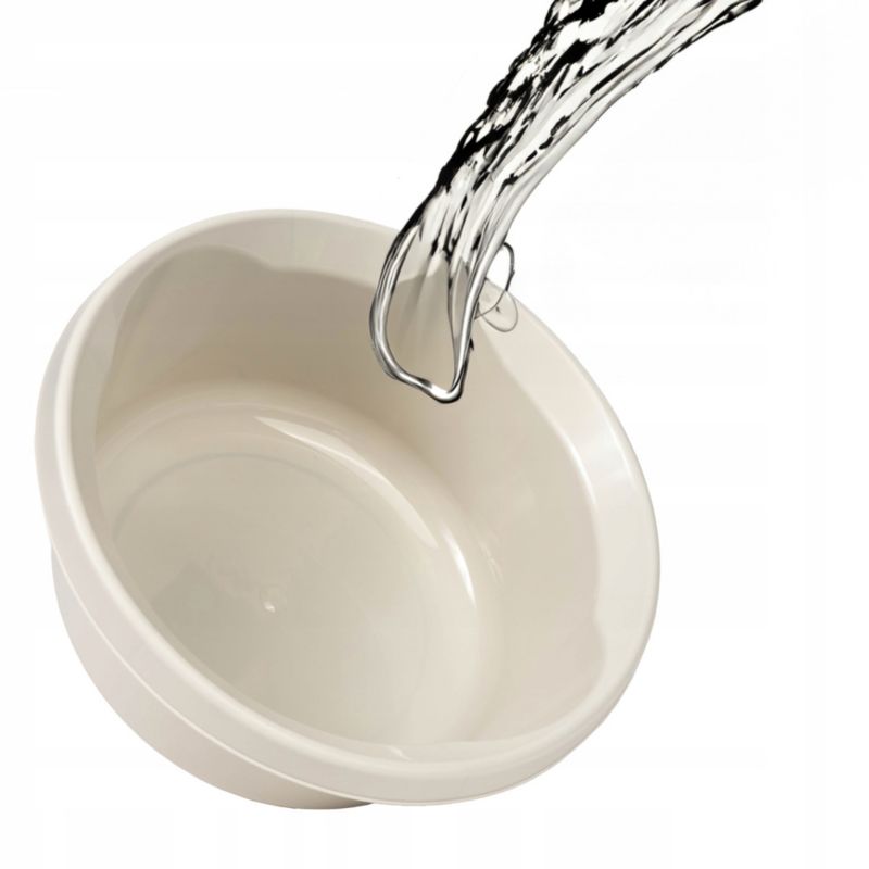 Miska KADAX Plastikowa 20L Okrągła Na Pranie Biała 1 szt.