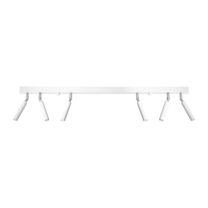 Plafon Sollux Lighting EYETECH 6 biały 1 szt.