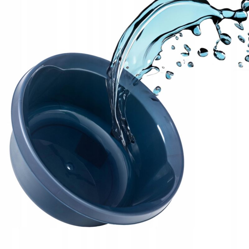 Miska KADAX Plastikowa 20L Okrągła Na Pranie Granat 1 szt.