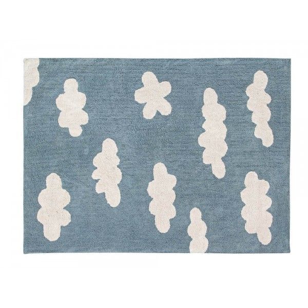 Dywan Lorena Canals dziecięcy CLOUDS VINTAGE AZUL 120x160 niebieski 1 szt