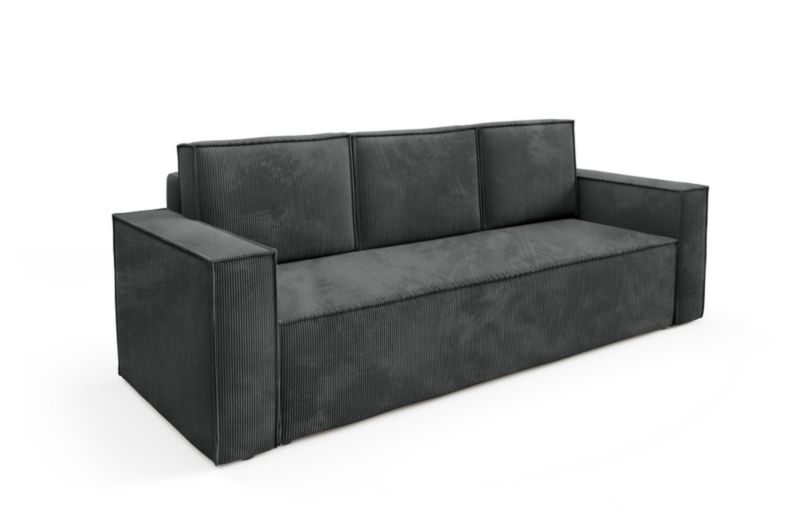 Sofa Bettso Roda 248 x 96 cm z funkcją spania szara 1szt.