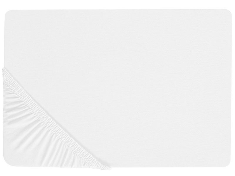 Prześcieradło z gumką Janbu Bawełna 90x200 cm Biały 1 szt.