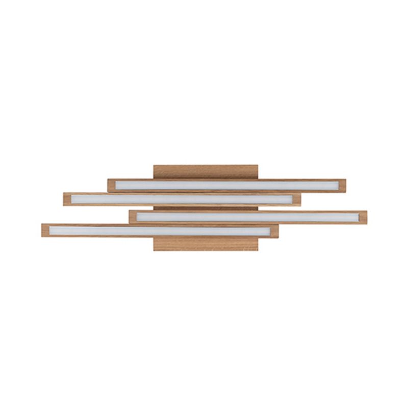 Drewniana Lampa Sufitowa SPOT Light 4xLED 24W Dąb Olejowany FSC, Polski Producent, 1 szt.