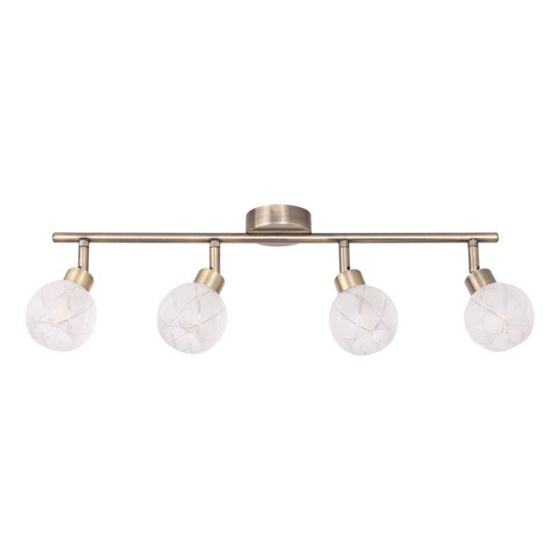 Lampa Sufitowa SPOT Light 4xG9 Max.28W Połączenie Patyny i Bieli w Vintage Stylu od Polskiego Producenta, 1 szt.