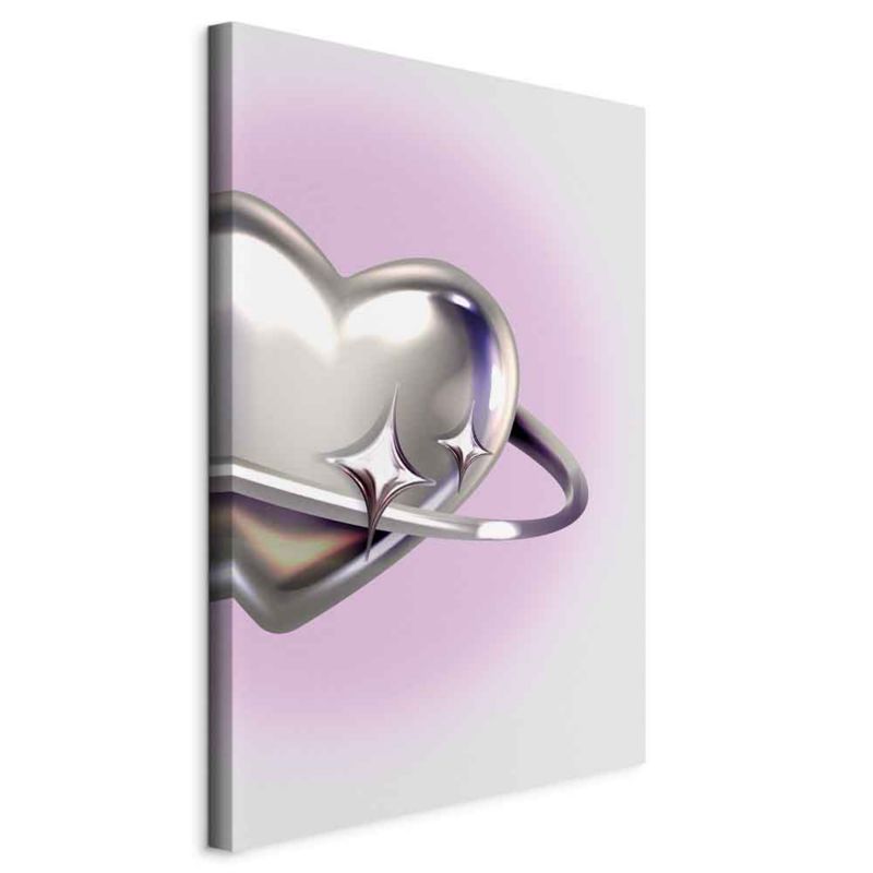 Obraz Artgeist Kosmiczne Serce 40 x 60 cm płótno włoskie 1 szt