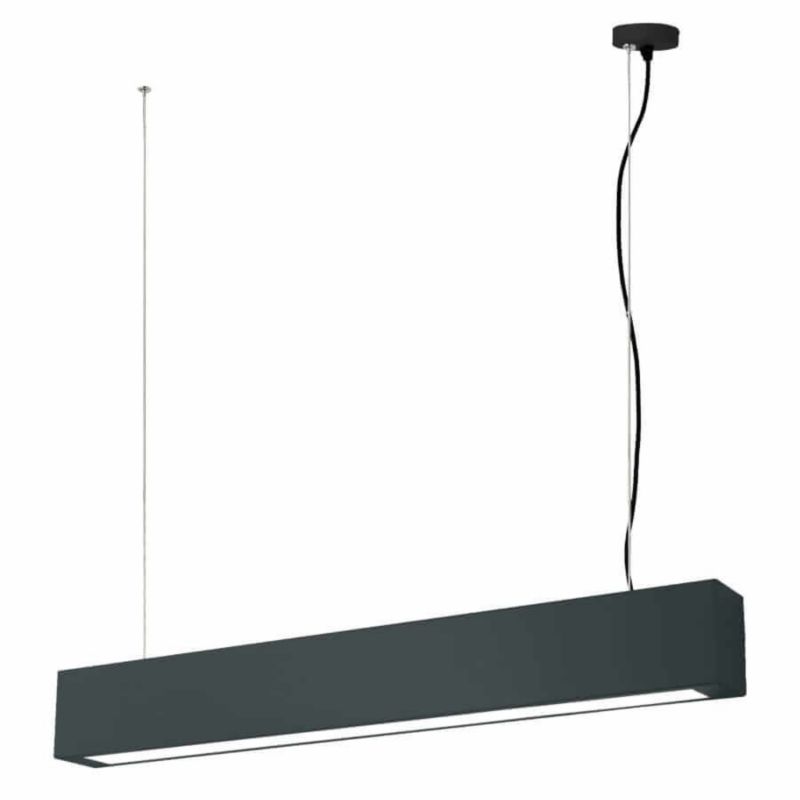 Lampa wisząca Light Prestige Ibros średnia czarna IP20 LED CCT 1 szt.