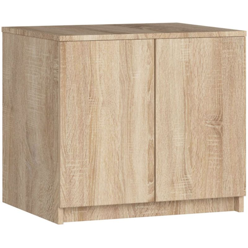 Nadstawka na szafę Akord S60 Dąb Sonoma 60 cm 2 drzwi kolor Dąb Sonoma mat 2 półki 60x51x55 cm 1 szt.