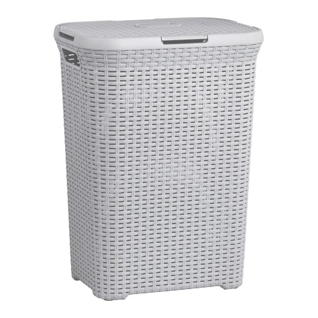 Kosz na bieliznę Curver Style 60 l szary