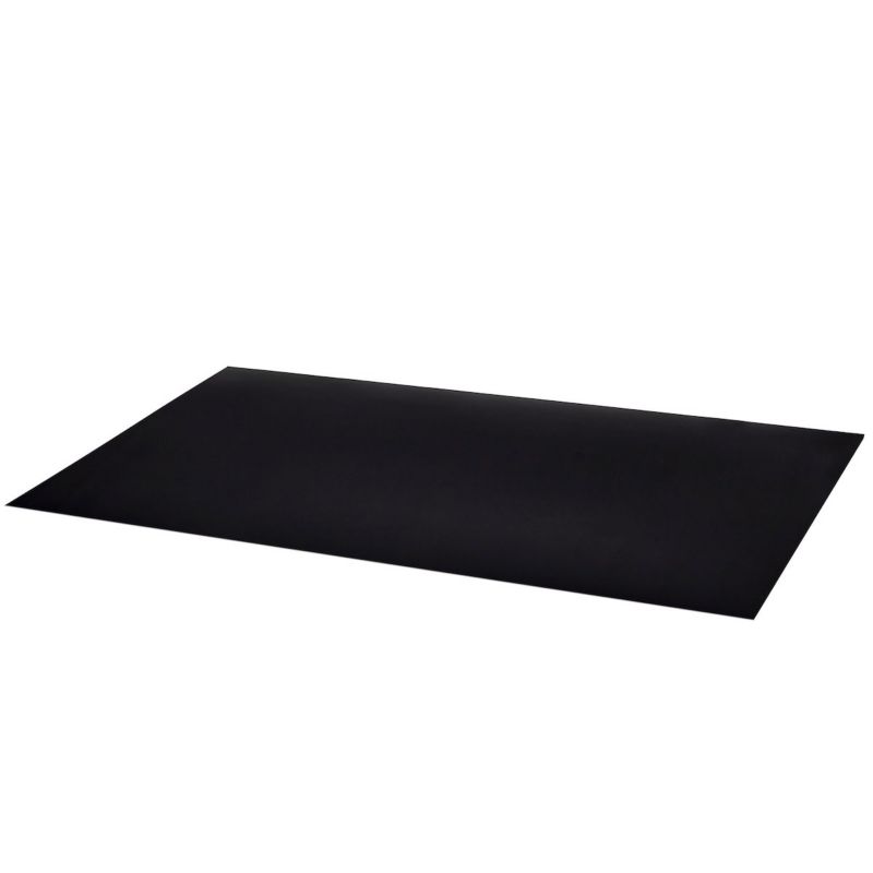 Mata pod krzesło, fotel biurowy Springos 140x100x0,05cm podkładka na biurko czarna 1 szt.
