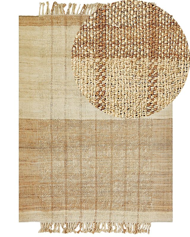 Dywan z juty 200 x 300 cm beżowy Karkin 1 szt.