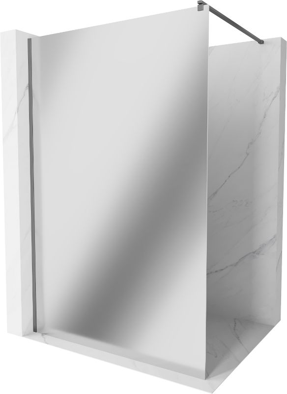 Ścianka prysznicowa Mexen Kioto lustro gun metal 90x200 cm 1 szt.