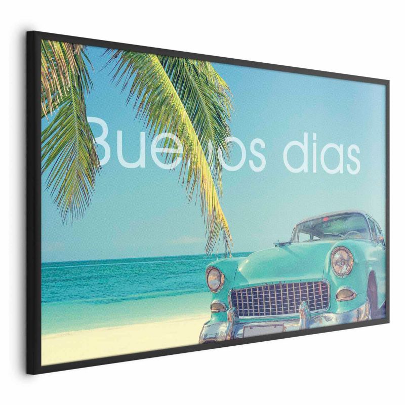 Plakat Artgeist Buenos dias 90x60 cm z ramą czarną 1 szt