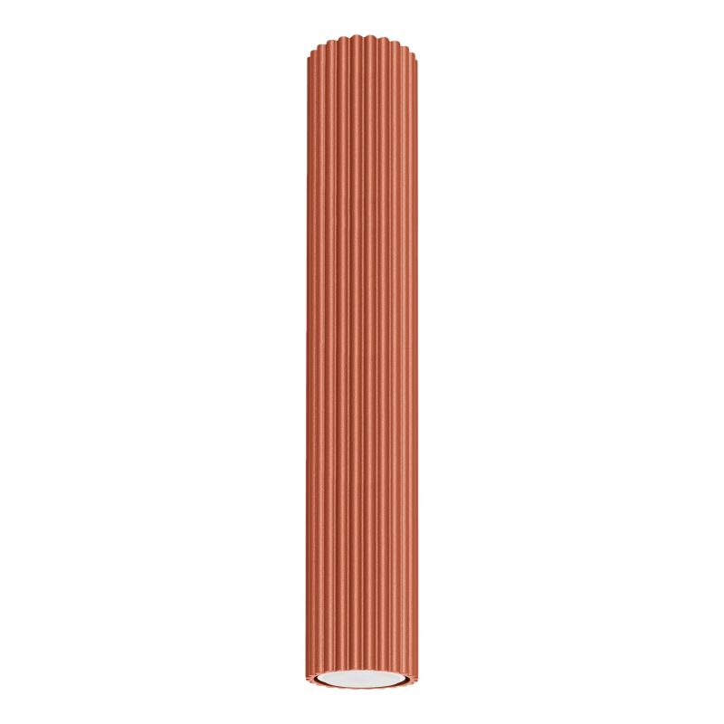 Plafon Sollux Lighting KARBON 40 ochra czerwona 1 szt.