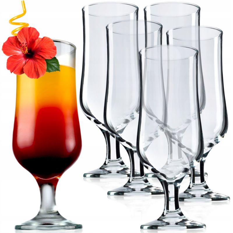 Szklanki KADAX Do Piwa Drinków 370ml Komplet 6szt