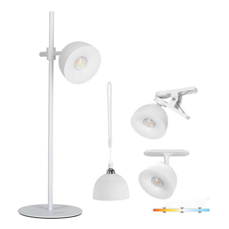 Lampka biurkowa LED Kobi Orbi 2,5W cct biała 1szt.