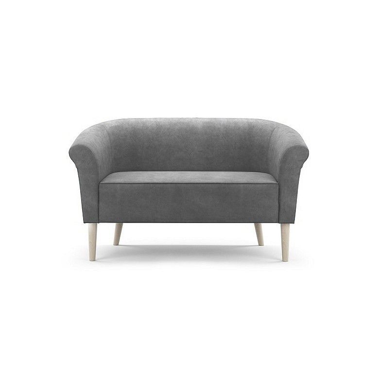Sofa Bettso Pero 2 132 cm z miękkim oparciem szara 1szt.