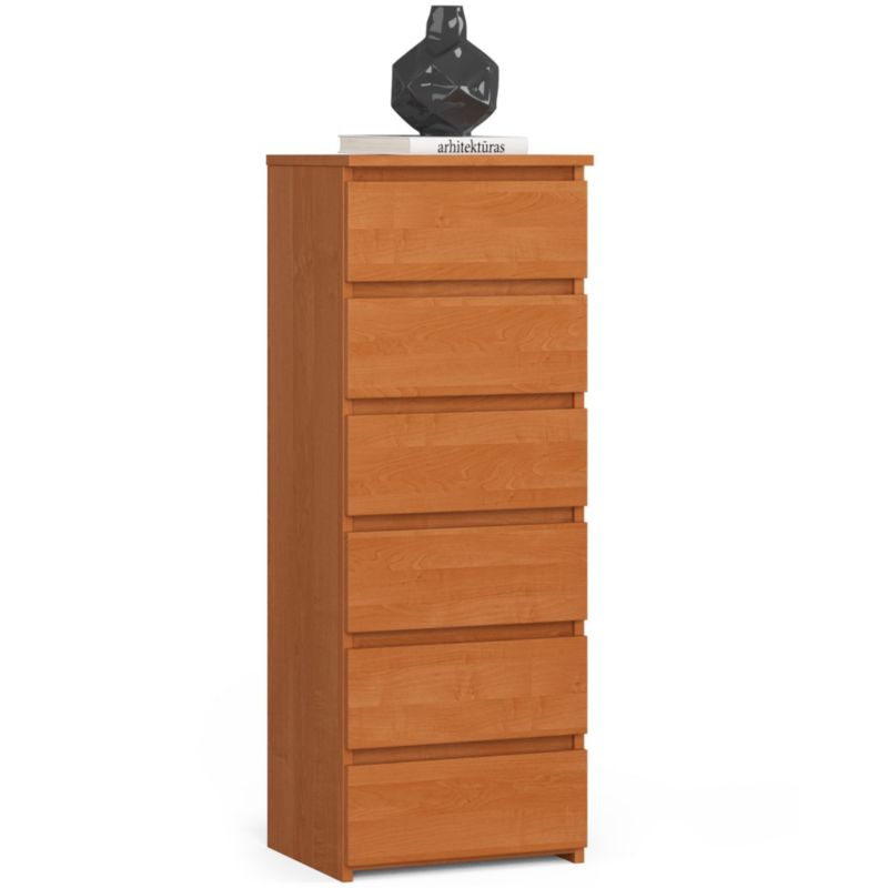 Komoda Akord CL6 Olcha 40 cm 6 szuflad kolor Olcha mat 40x35x109 cm 1 szt.