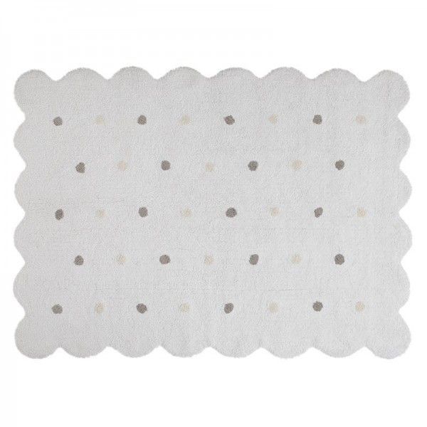 Dywan Lorena Canals dziecięcy GALLETA BLANCO 120x160 biały 1 szt