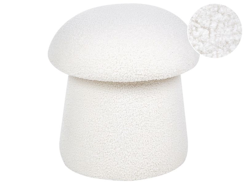Puf Tioga Złamana biel Boucle 45 cm 45 cm 1 szt.