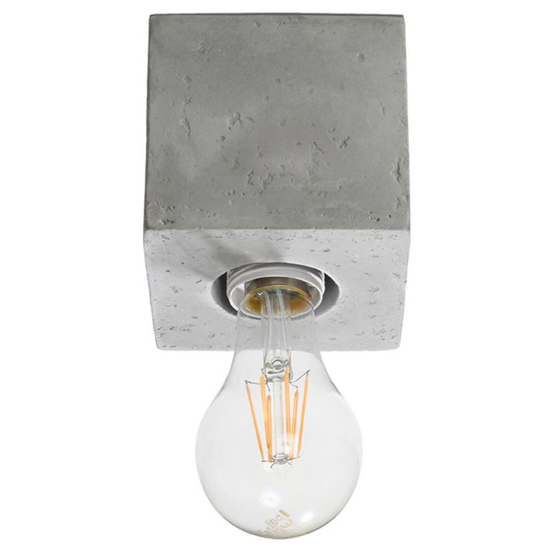 Plafon Sollux Lighting ARIZ beton 1 szt.