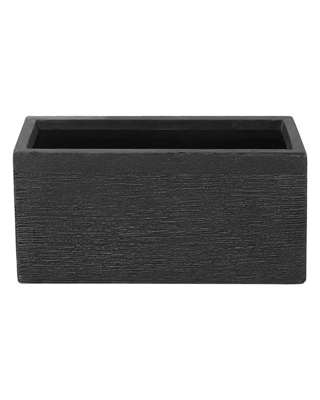 Doniczka 50 x 23 x 24 cm czarna Myra 1 szt.