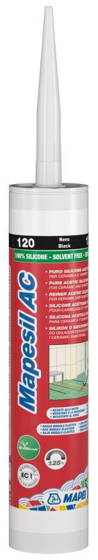 Silikon Mapei Mapesil AC 120 czarny 310 ml