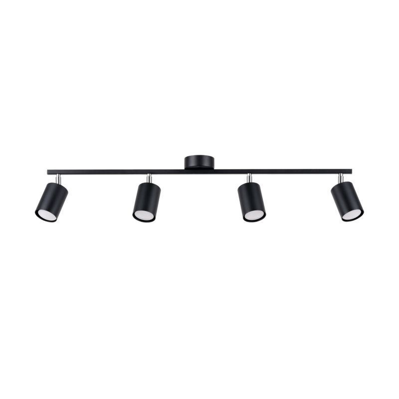 Plafon Sollux Lighting LEMMI 4L czarny 1 szt.